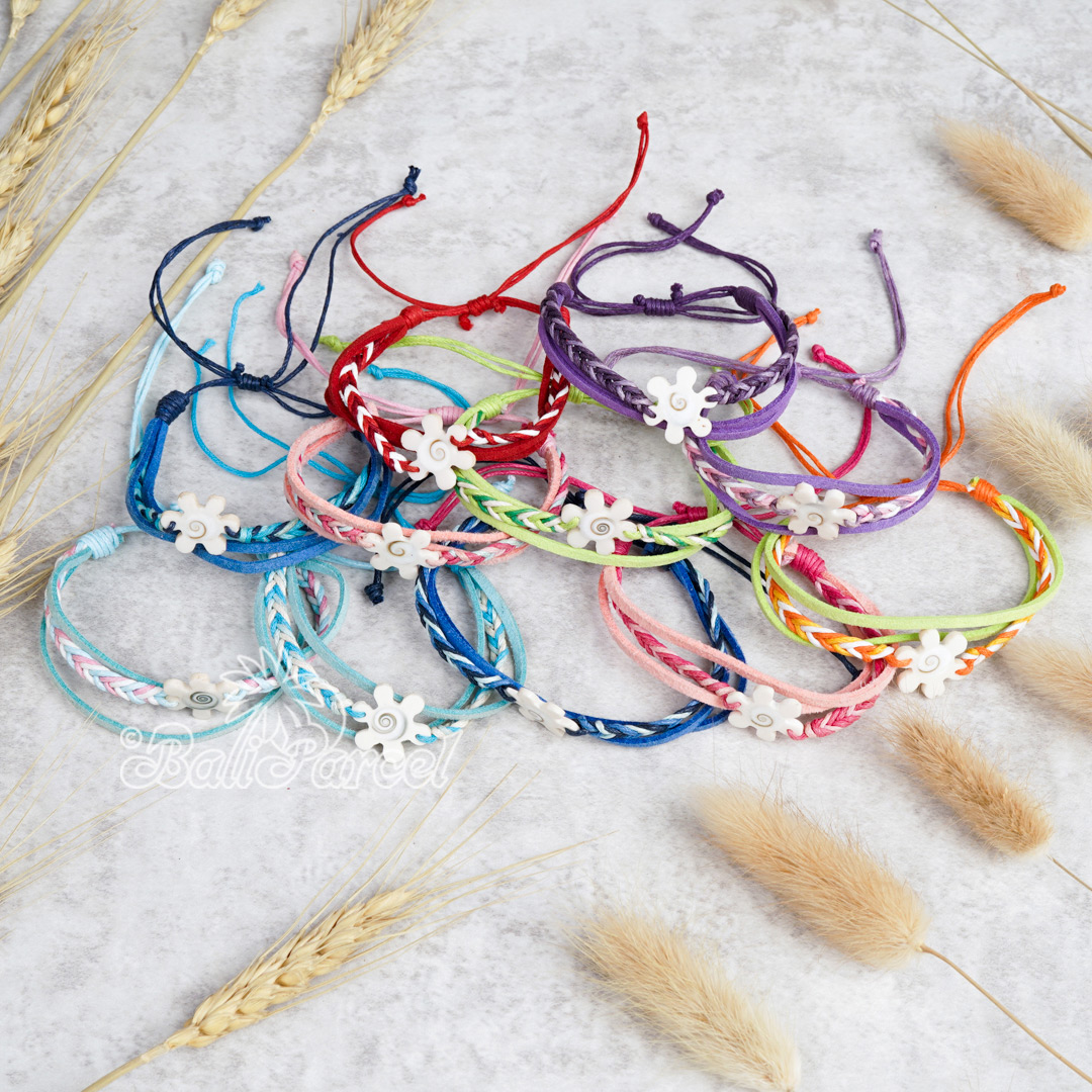 Bracelet Cotton Cord With Siva Eye