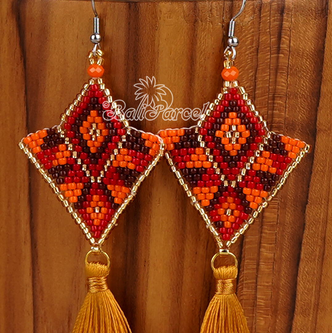 Japanese Beads Earring