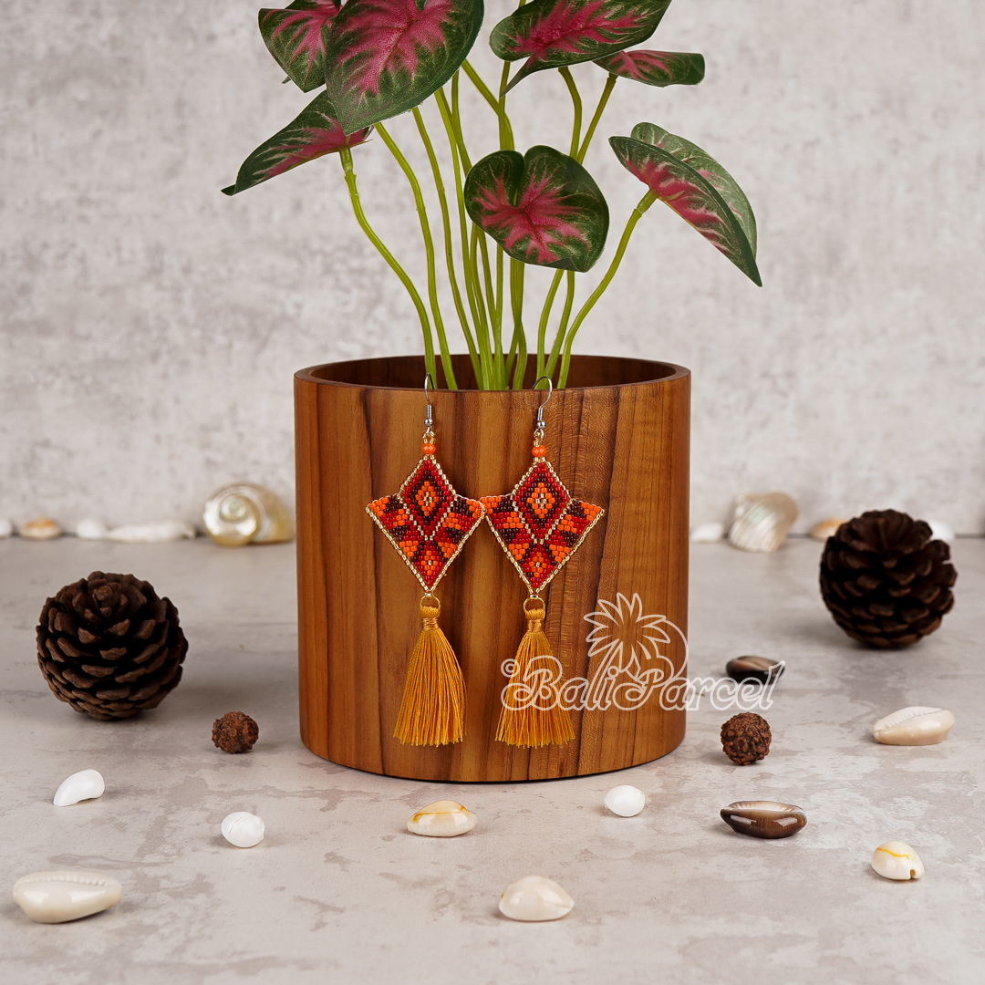 Japanese Beads Earring