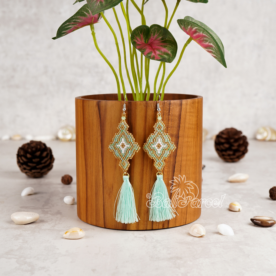 Japanese Beads Earring
