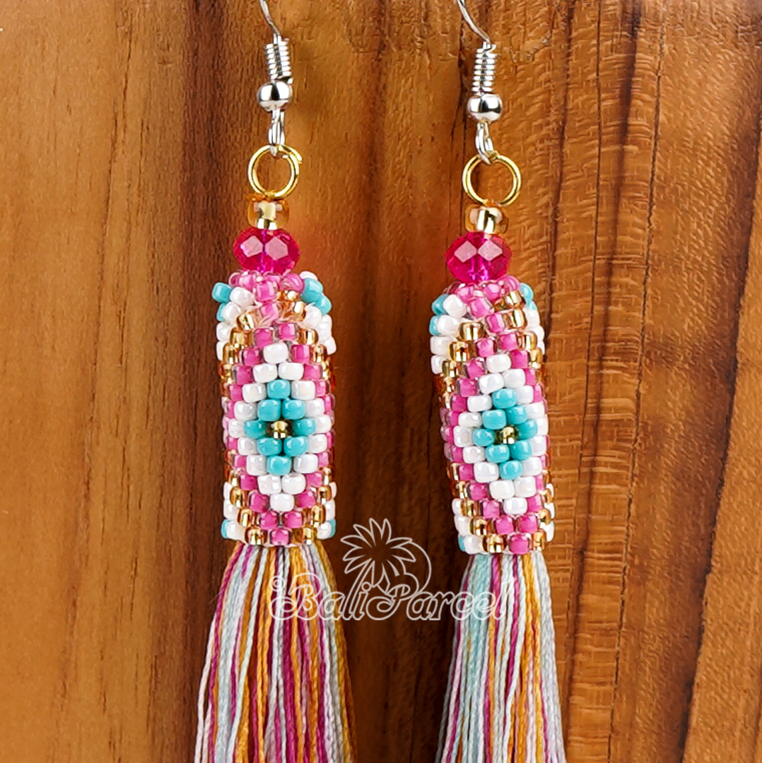 Japanese Beads Earring