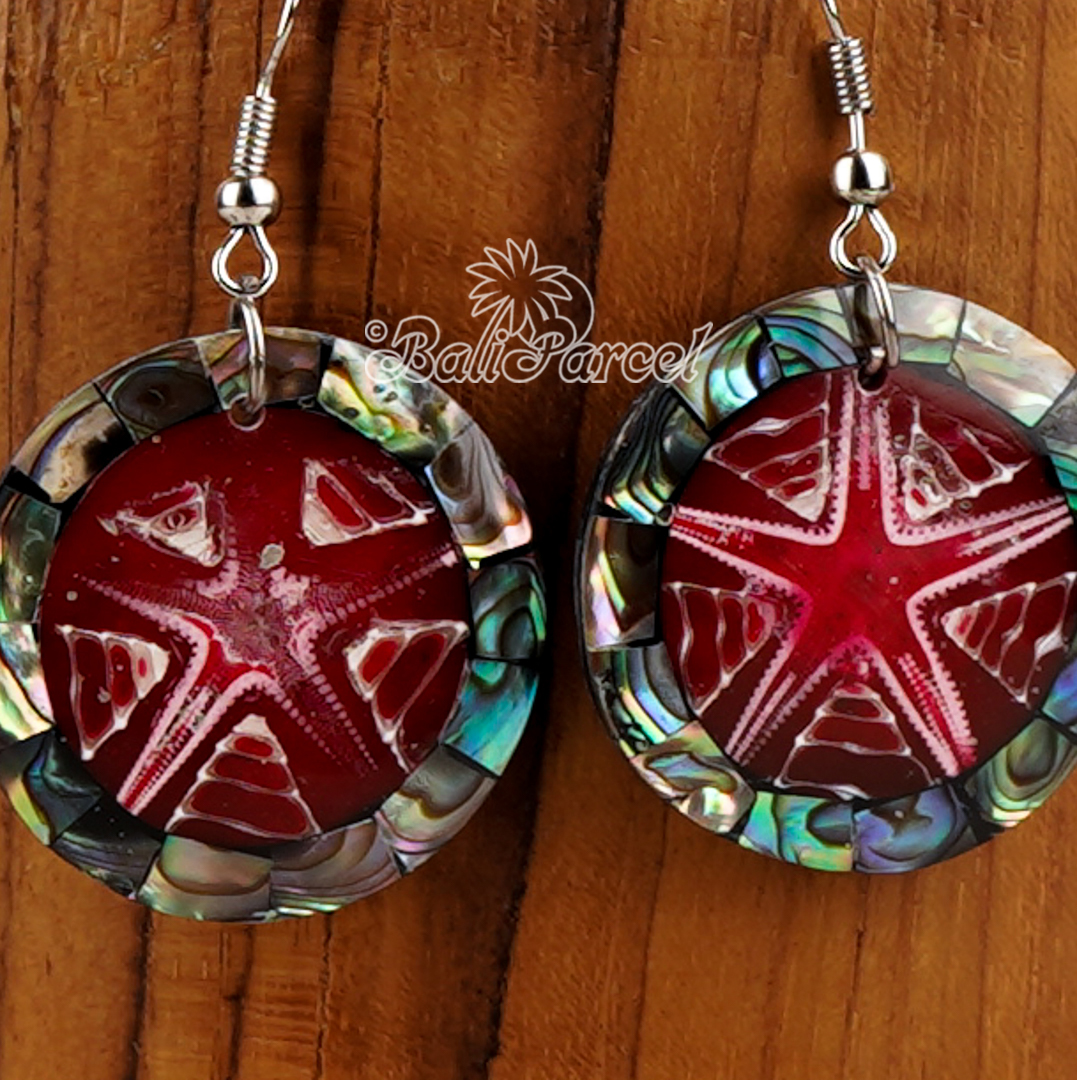 Earring Inlaid Shell