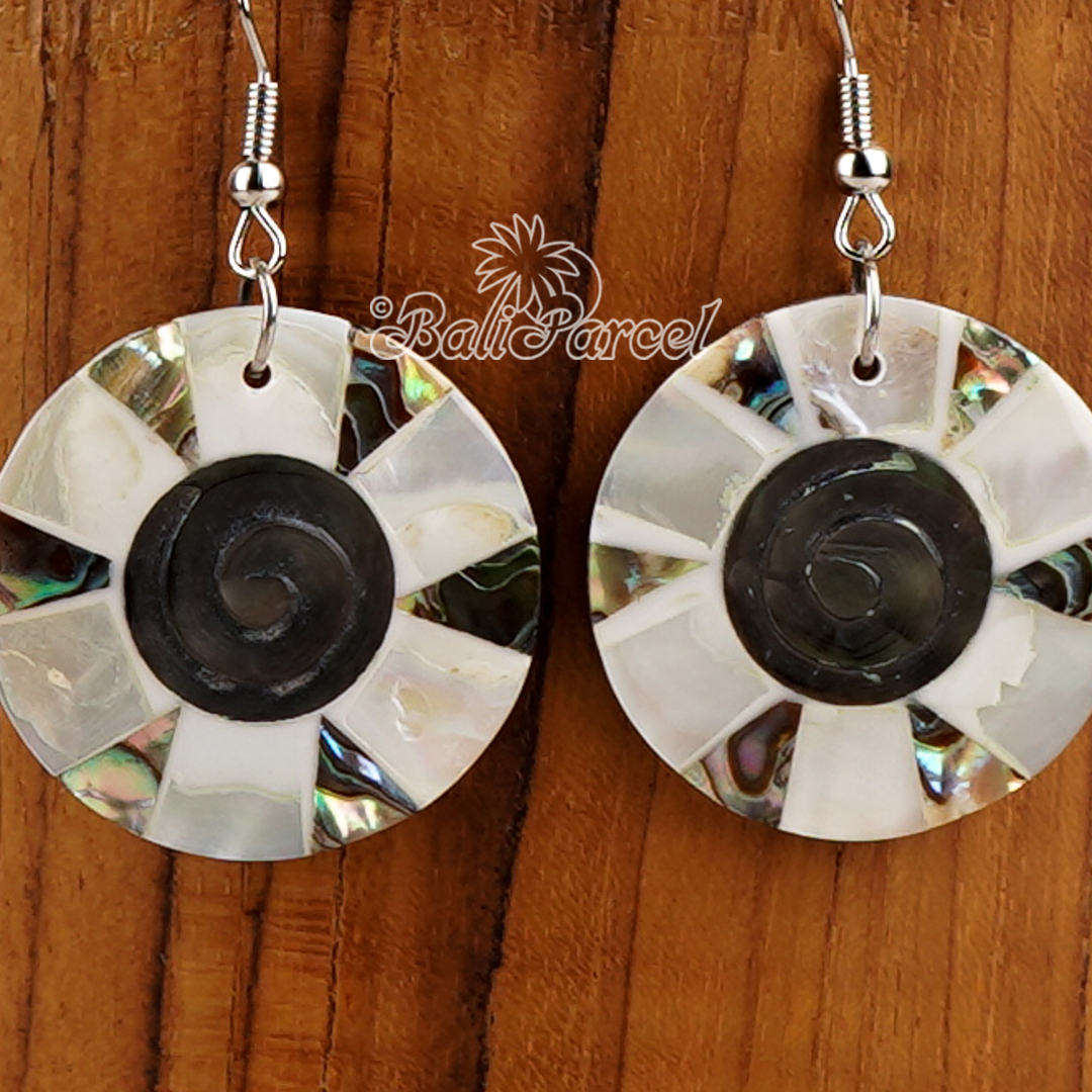 Earring Inlaid Shell