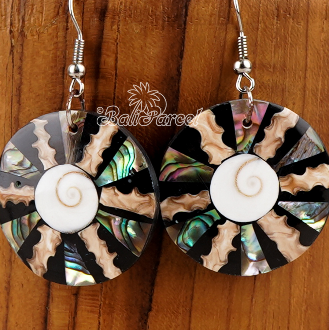 Earring Inlaid Shell