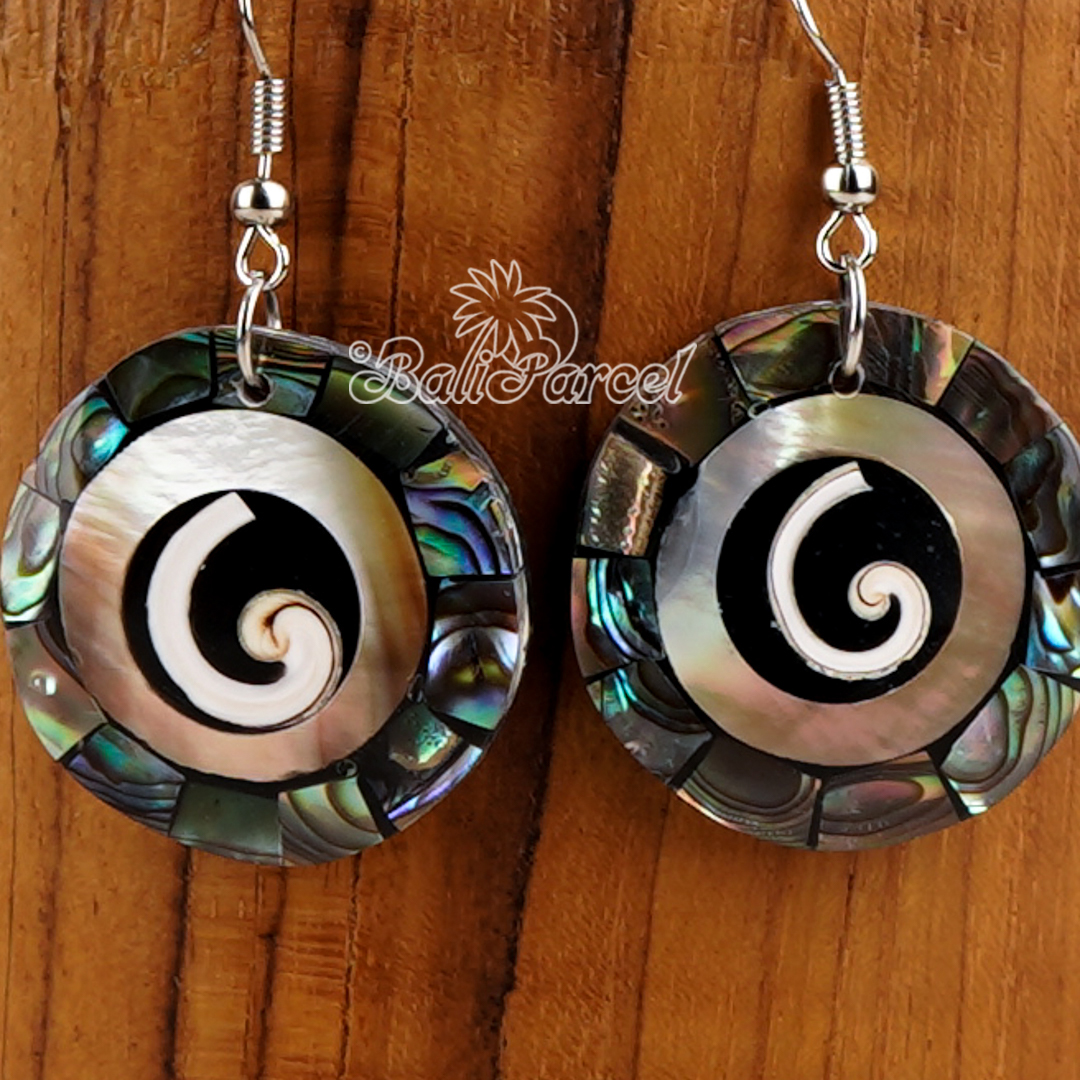 Earring Inlaid Shell
