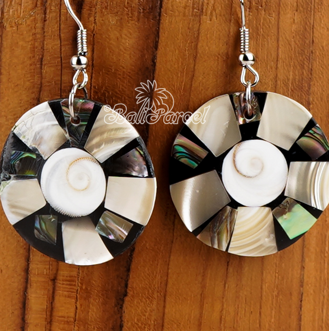 Earring Inlaid Shell