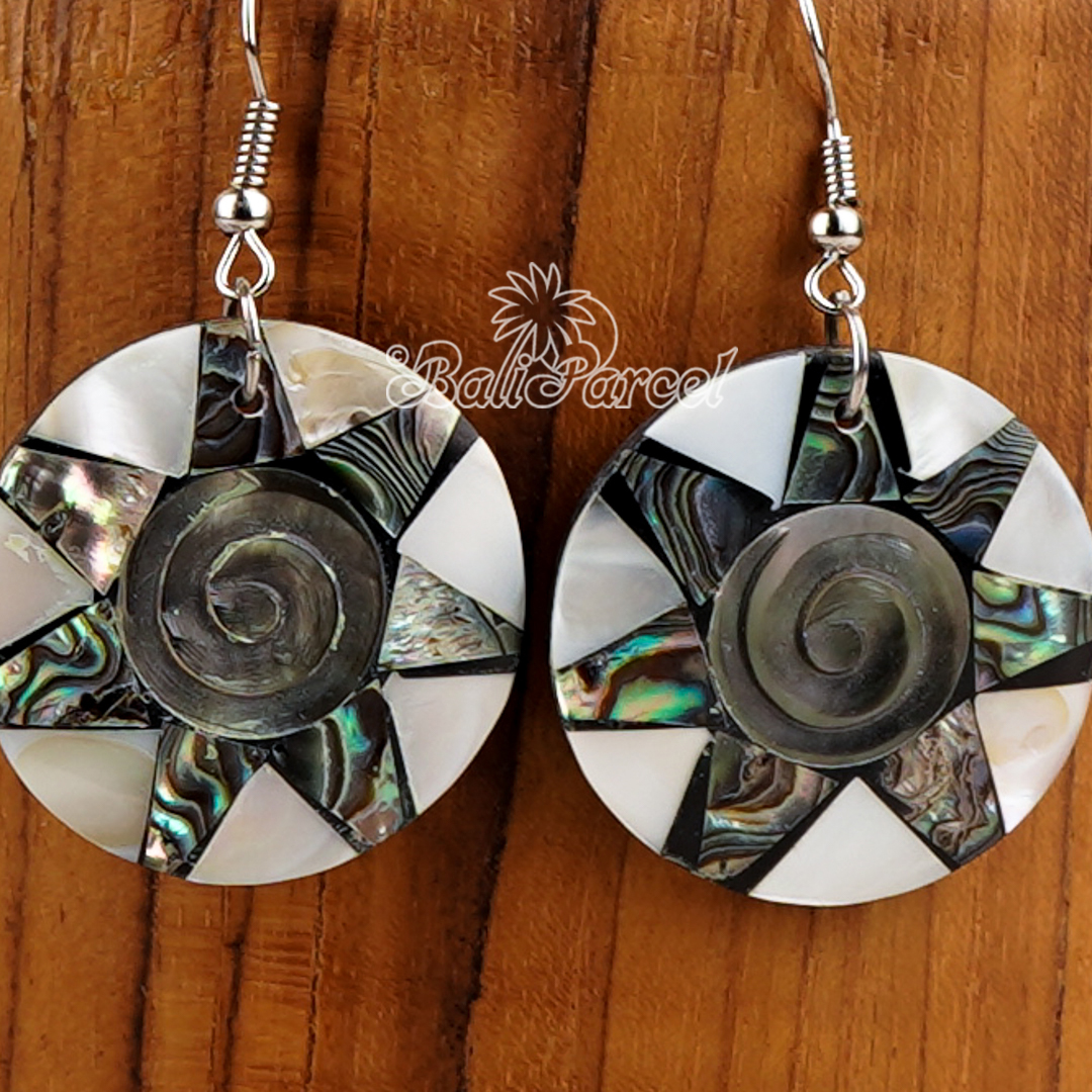 Earring Inlaid Shell