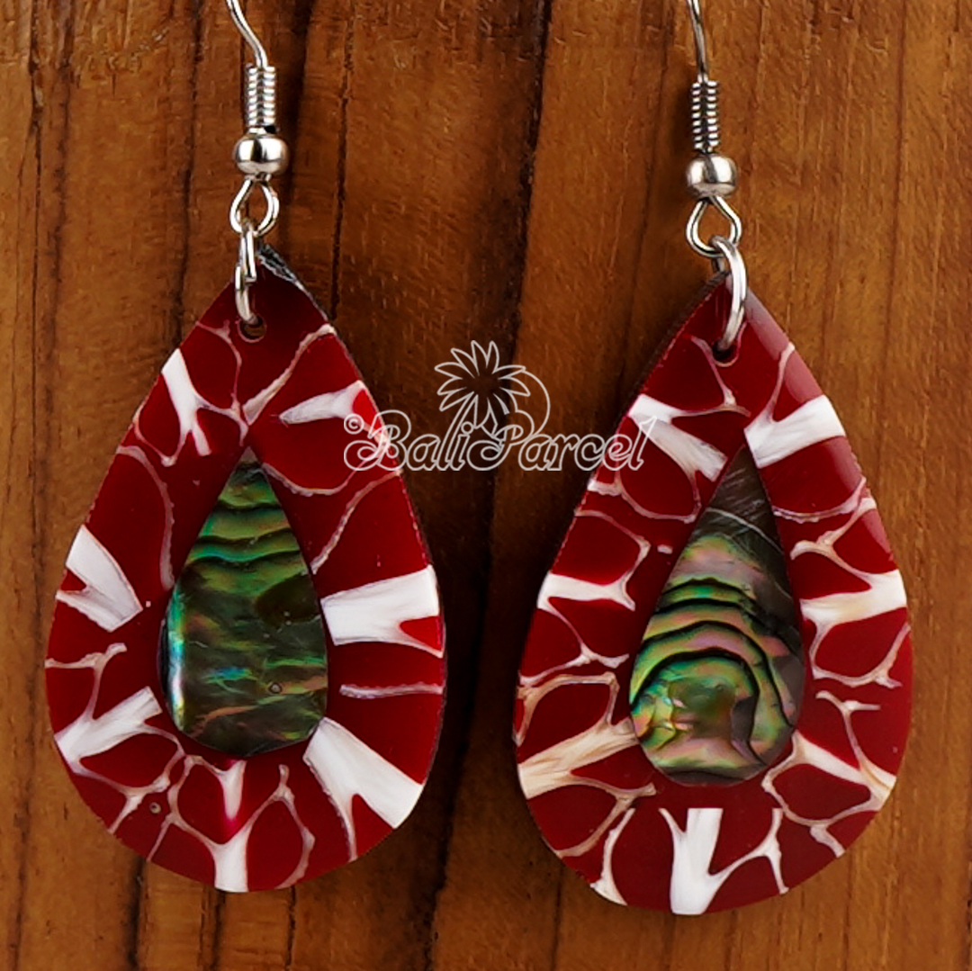 Earring Inlaid Shell