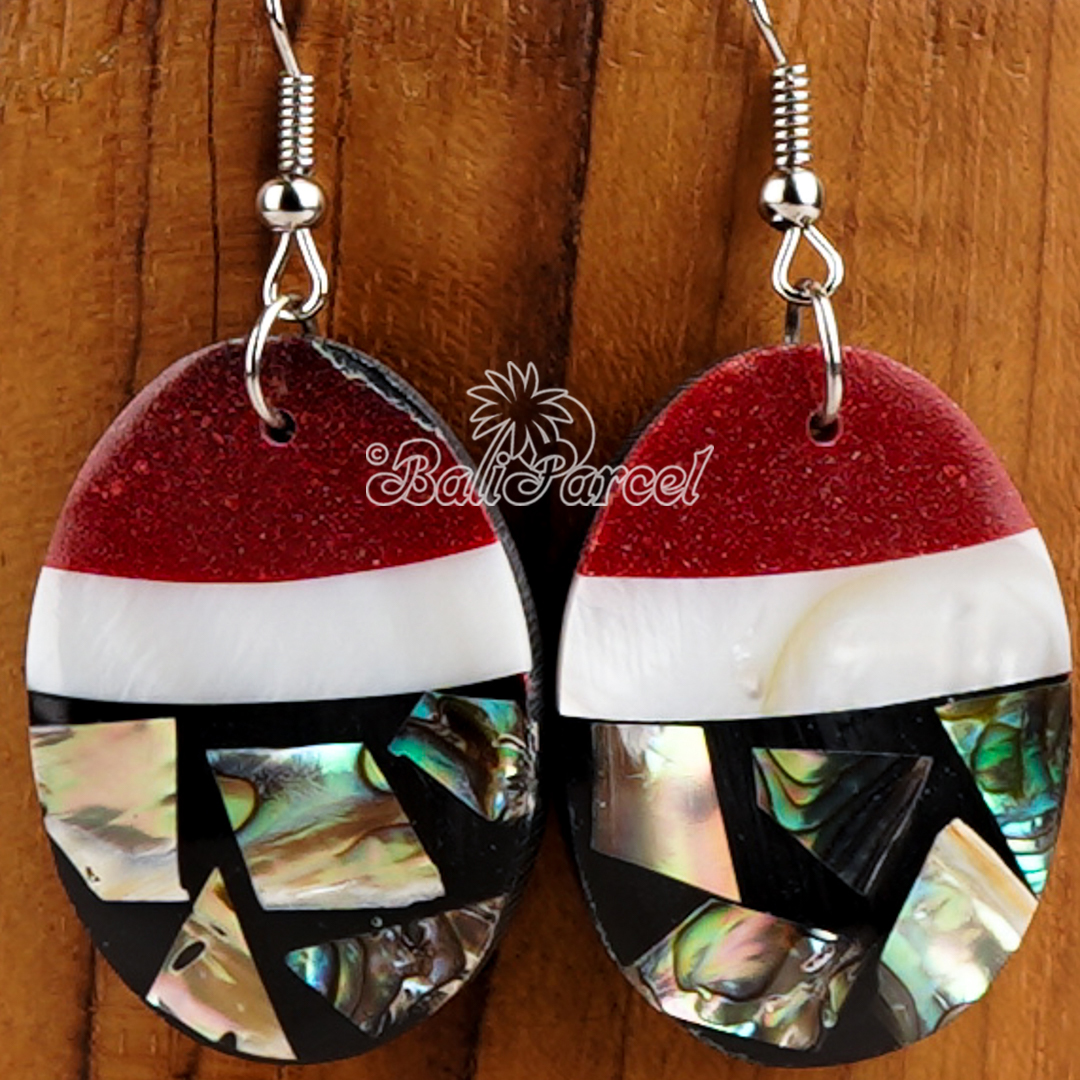 Earring Inlaid Shell