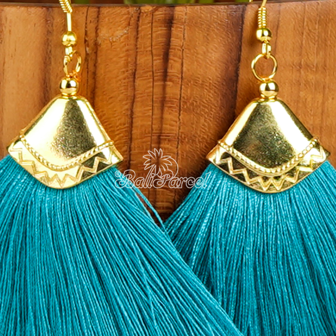 Fan Tassel Earring