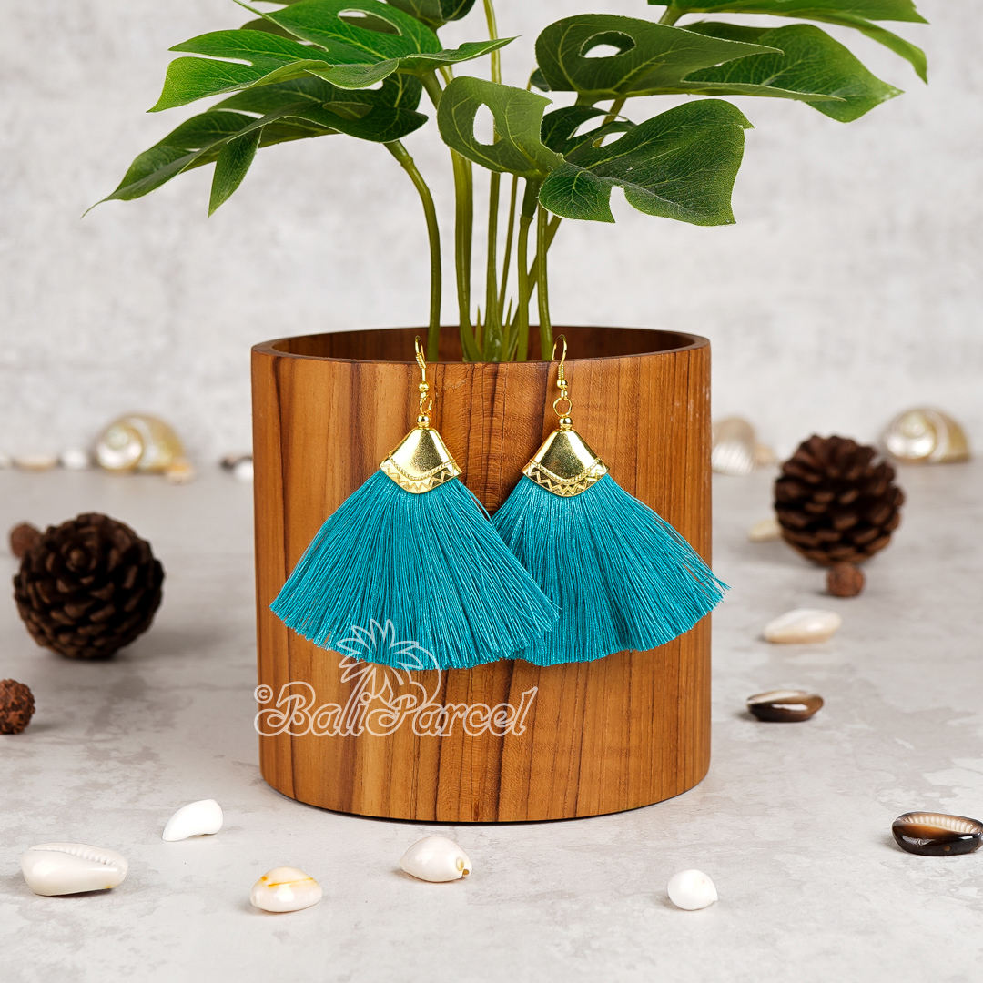 Fan Tassel Earring