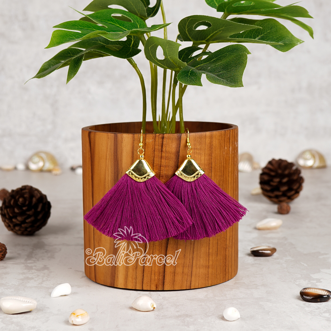 Fan Tassel Earring