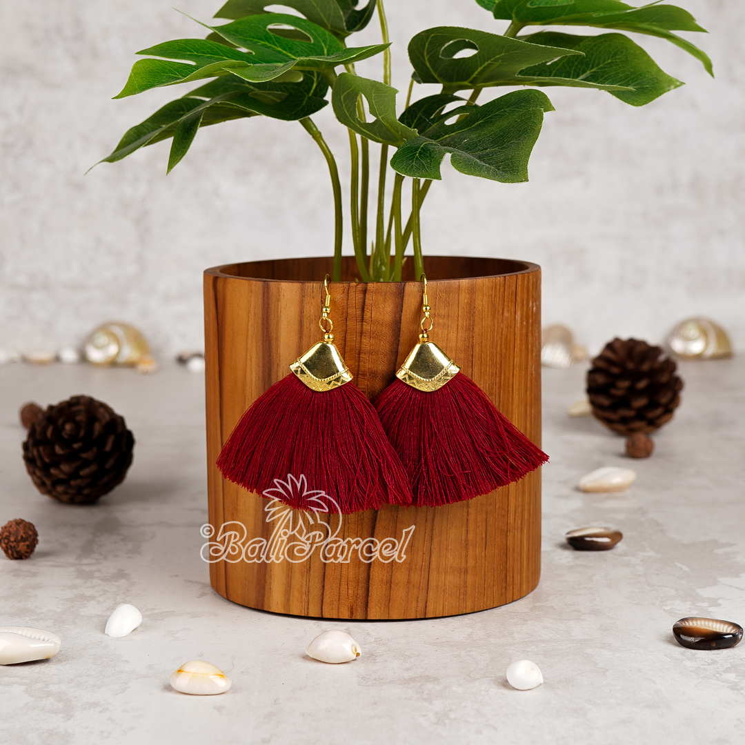 Fan Tassel Earring