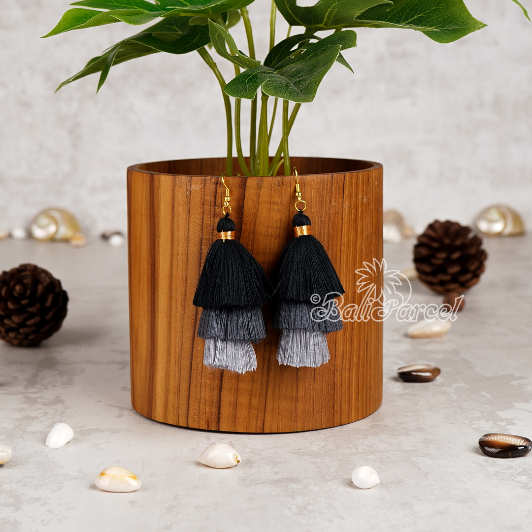 Multilayer Tassel Earring