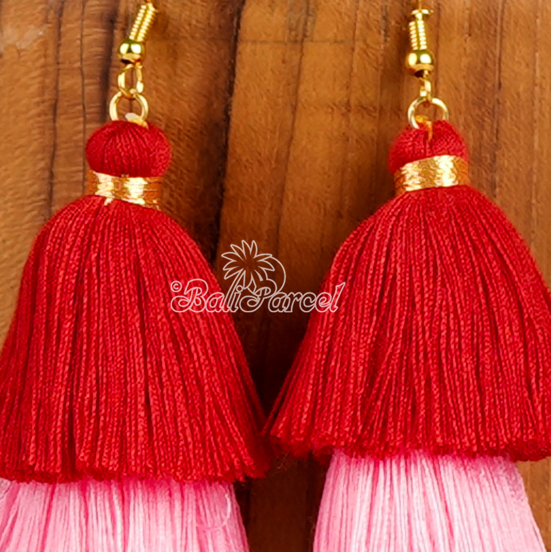 Multilayer Tassel Earring