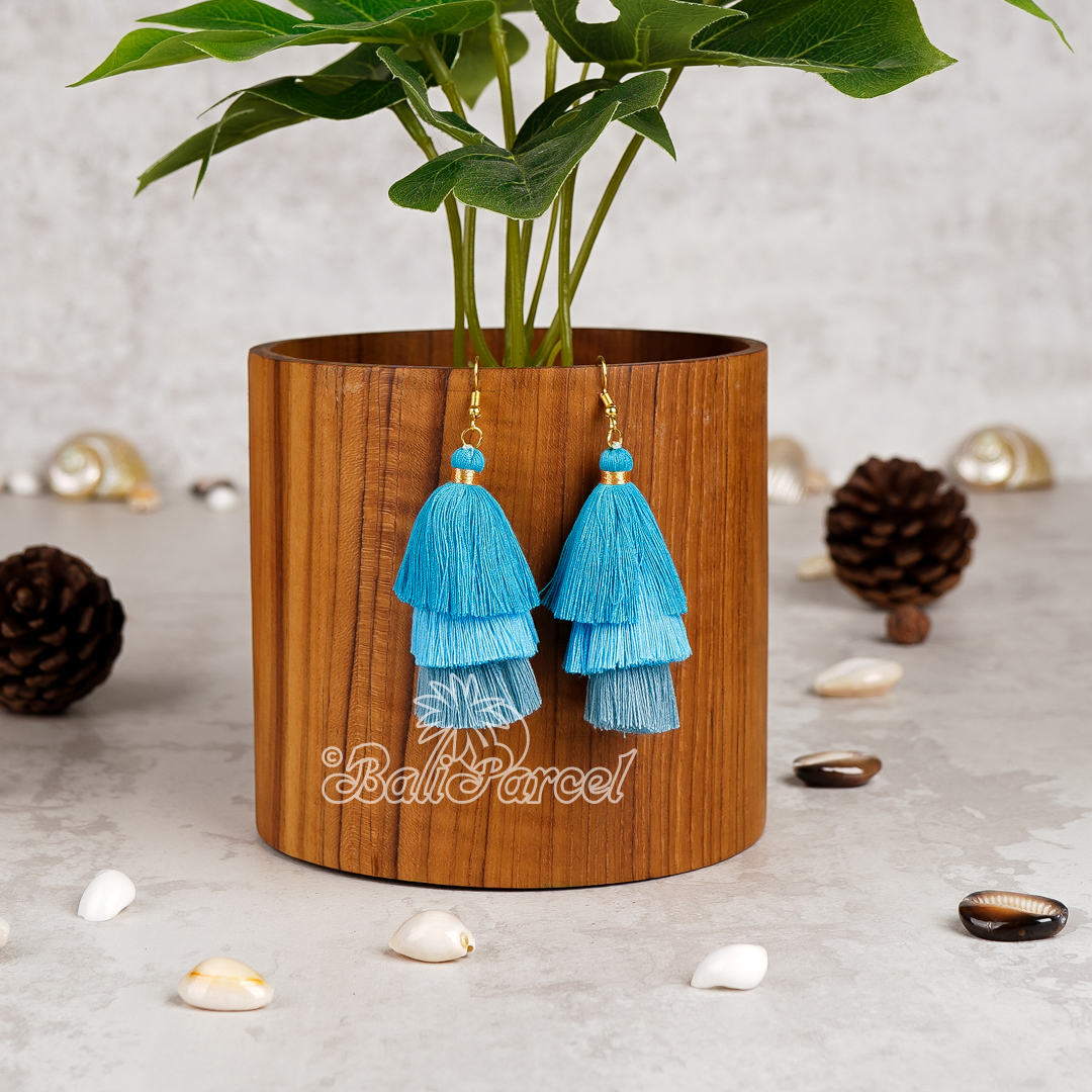 Multilayer Tassel Earring