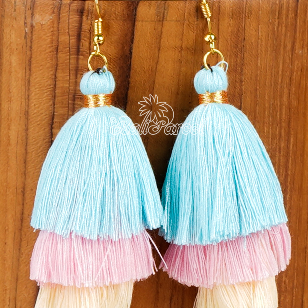 Multilayer Tassel Earring