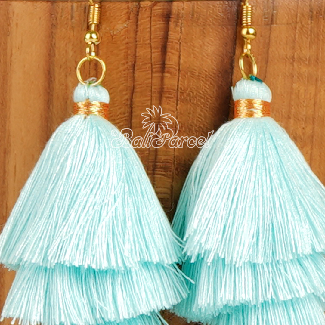 Three Layered Tassel Earring