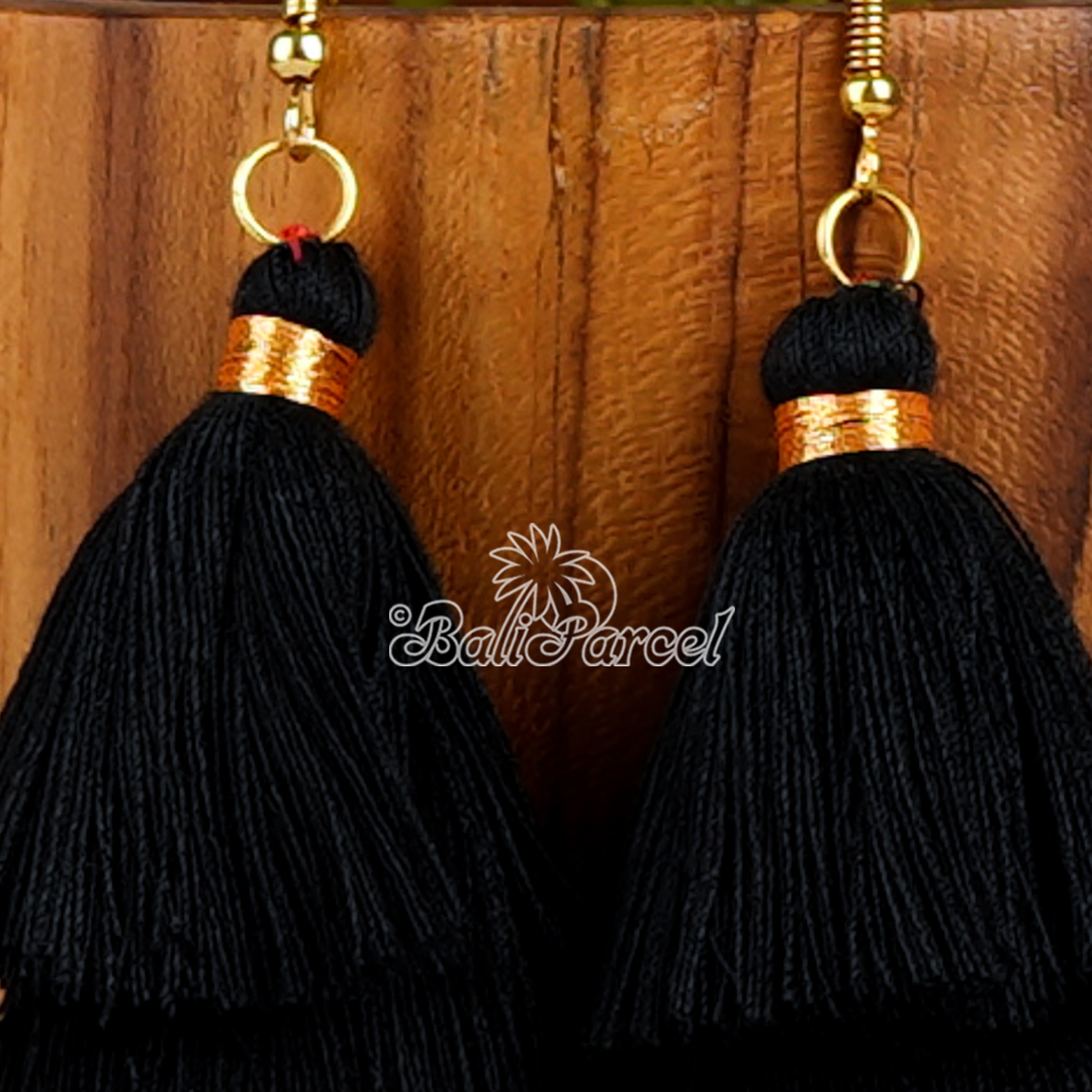 Three Layered Tassel Earring