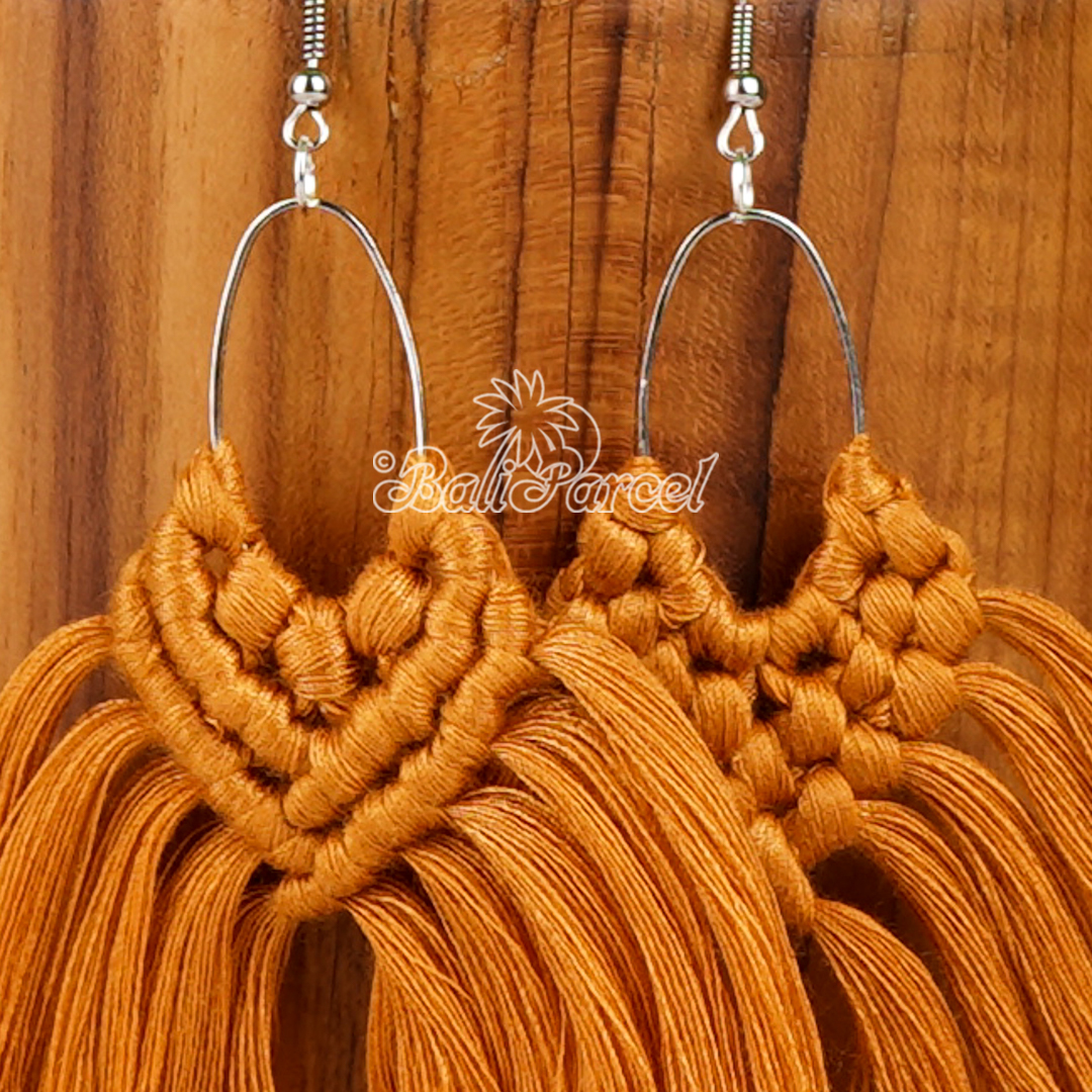 Macrame Tassel Earring