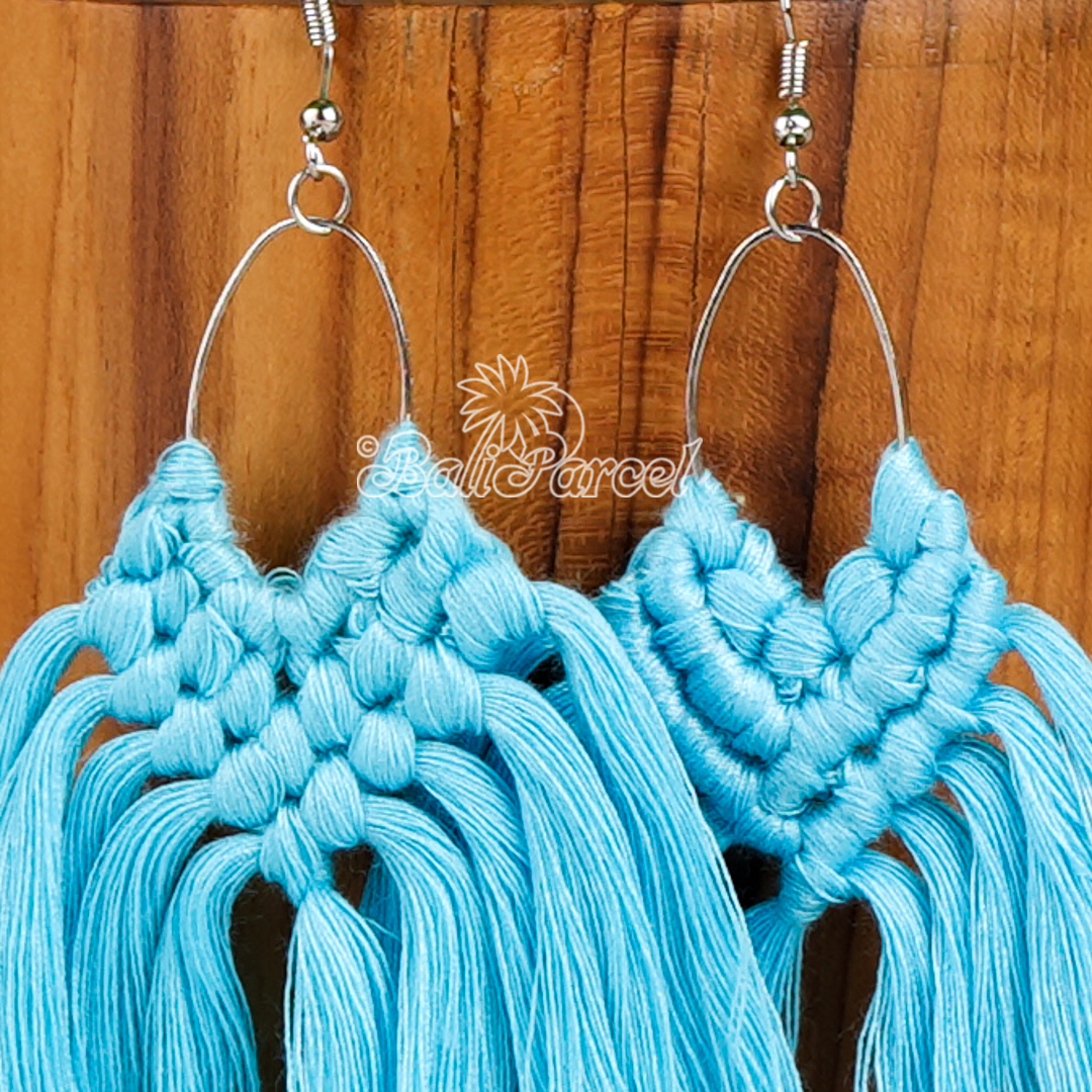Macrame Tassel Earring