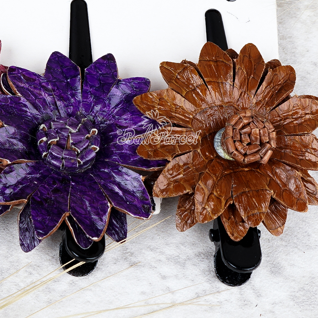 Hair Clip Leather