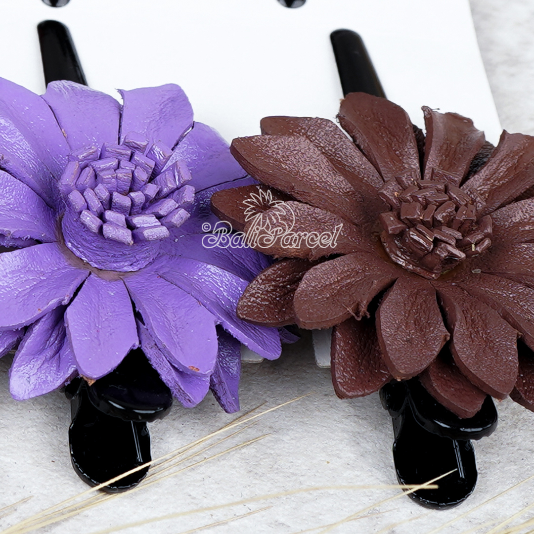 Hair Clip Leather