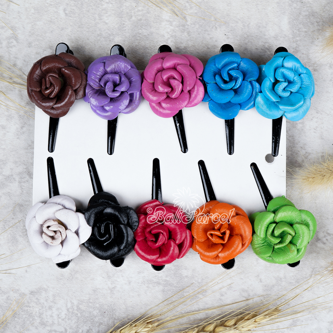 Hair Clip Leather