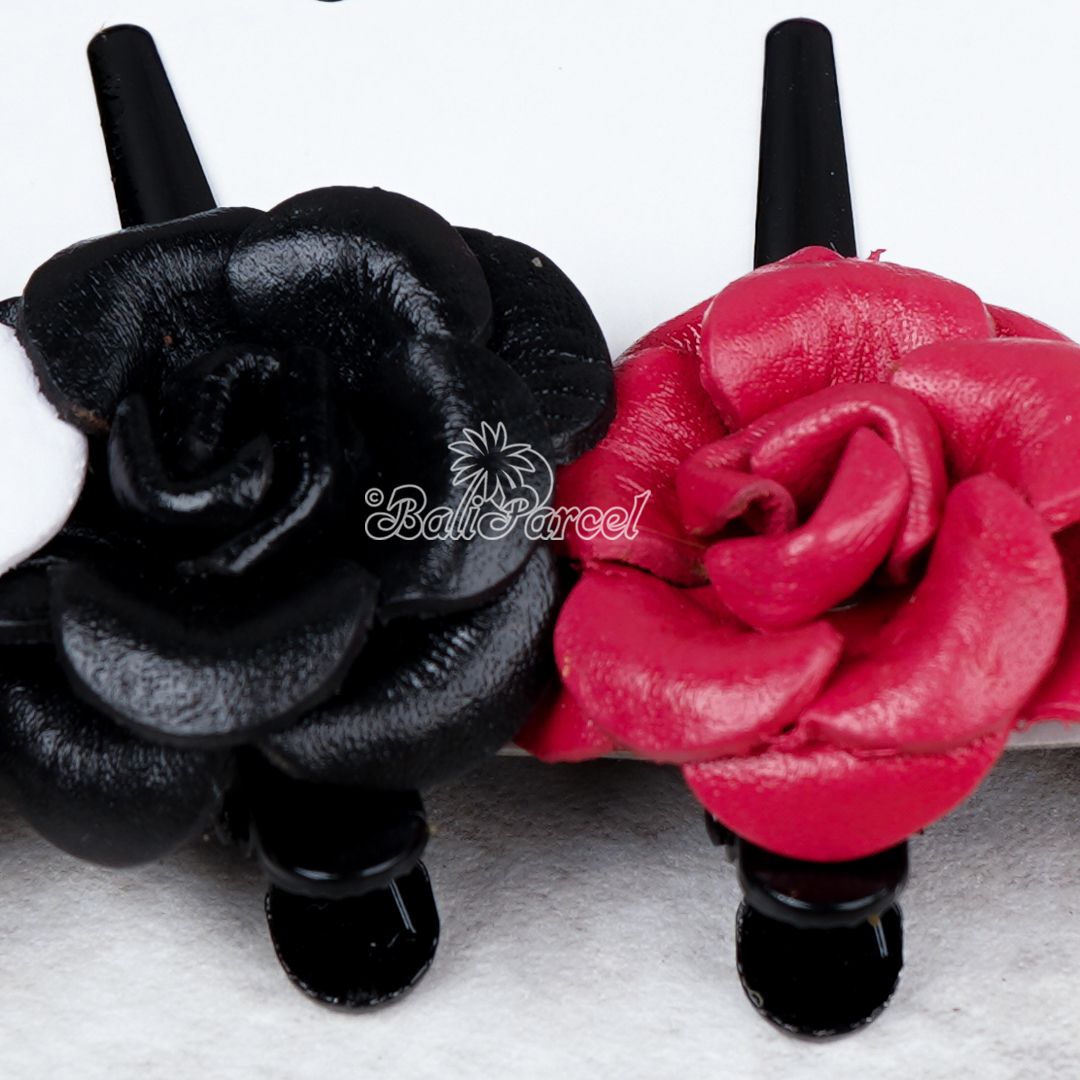 Hair Clip Leather