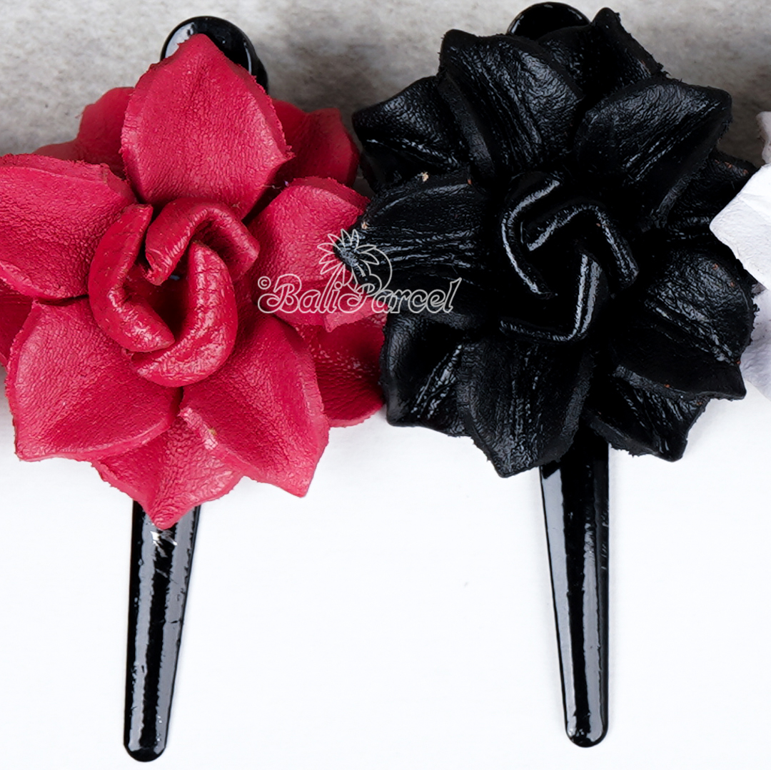Hair Clip Leather