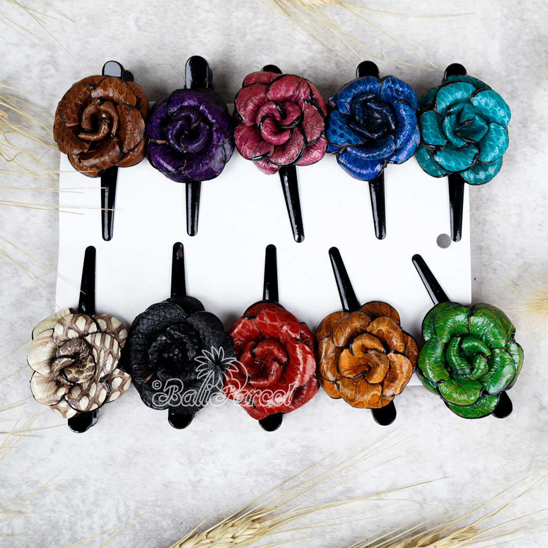 Hair Clip Leather
