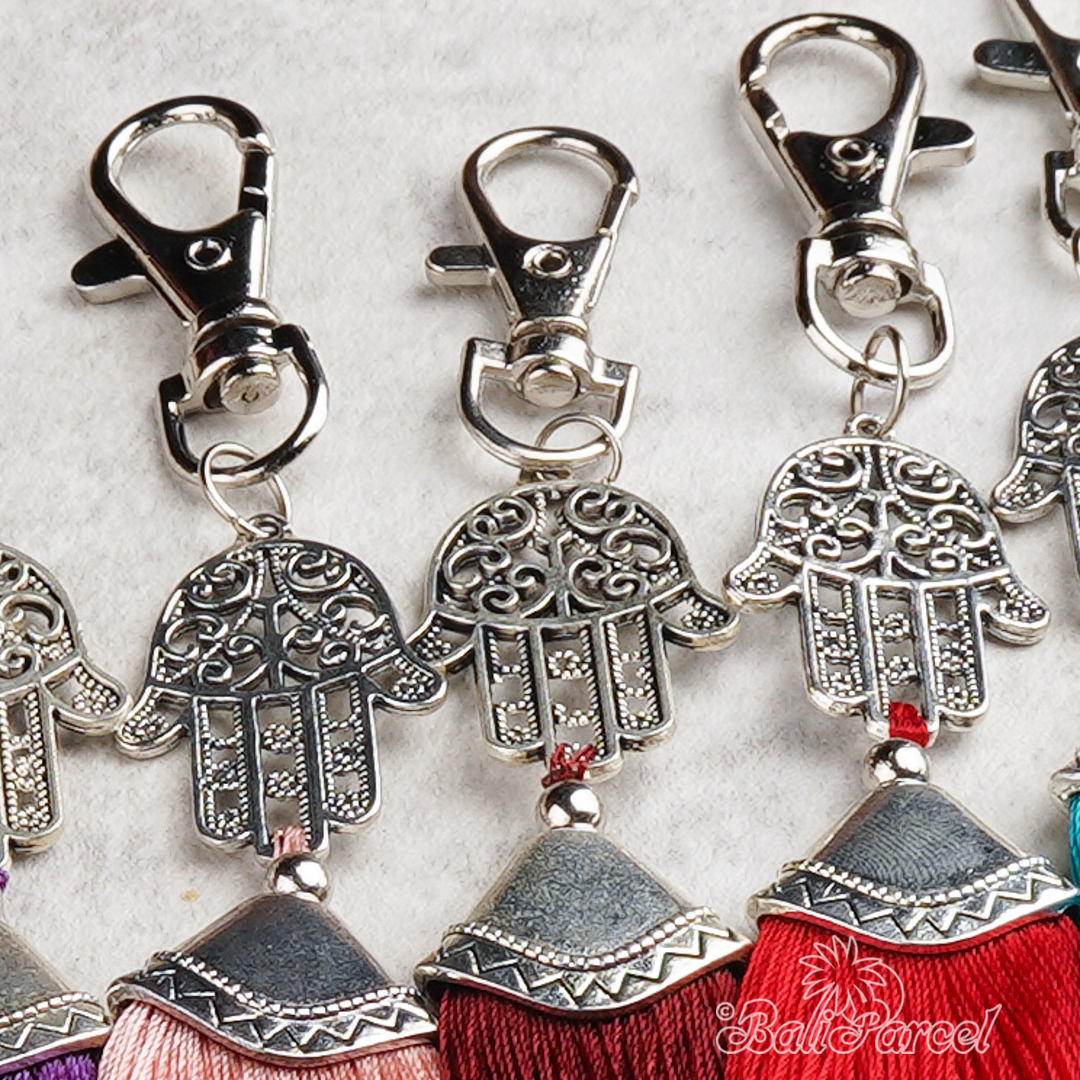 Fatima Hand Tassel Keychain