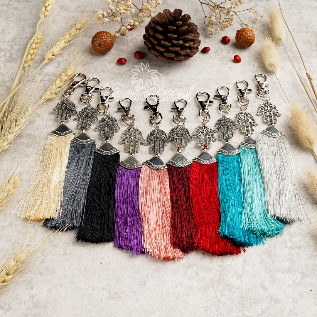 Fatima Hand Tassel Keychain