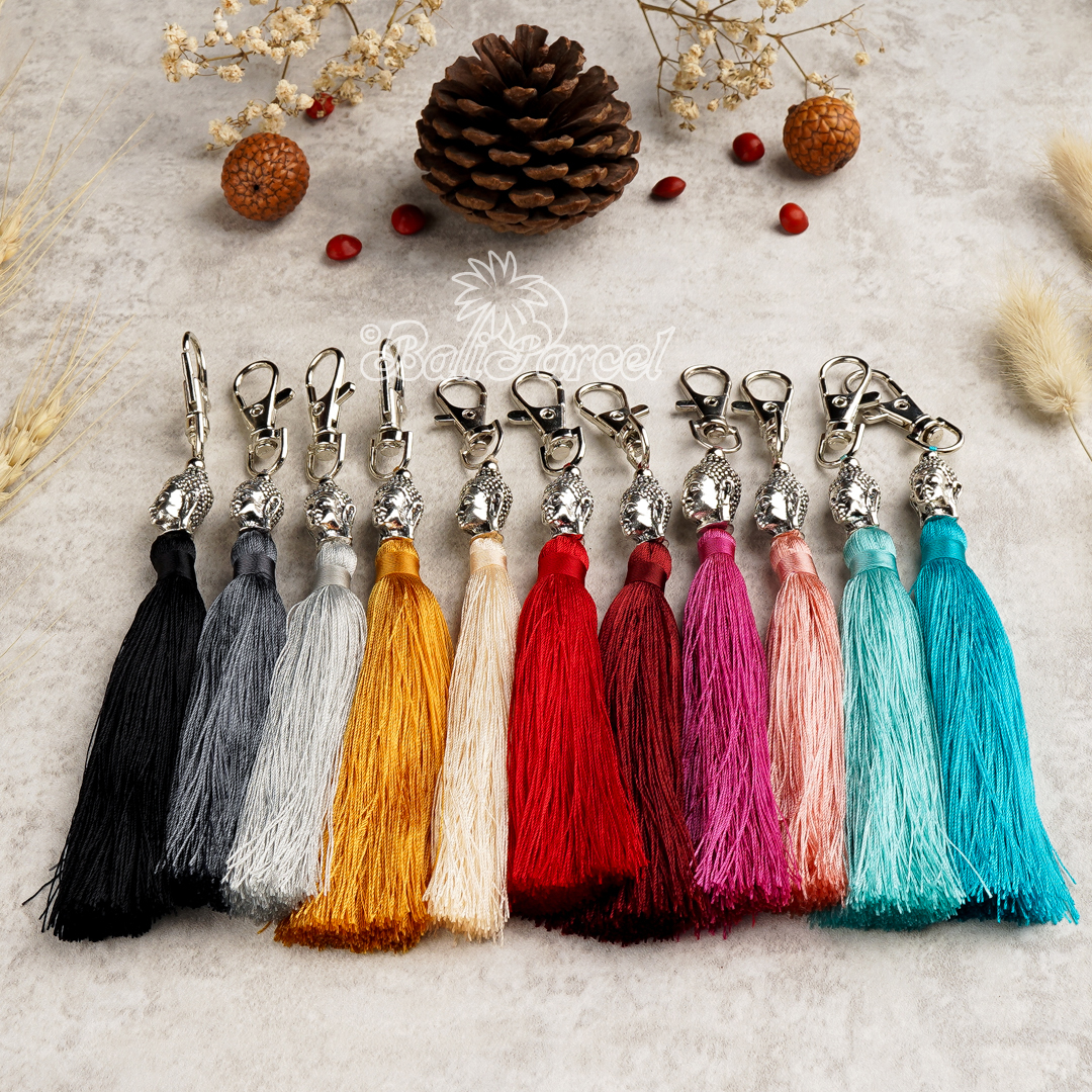 Buddha Tassel Keychain