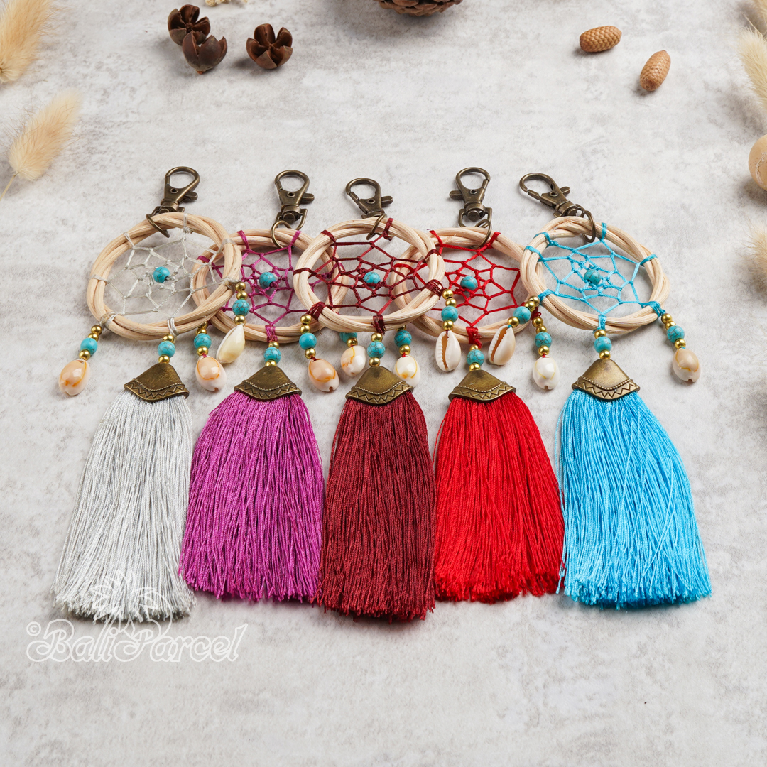 Add the Perfect Accessory With These DIY Bali Tassel Keychain
