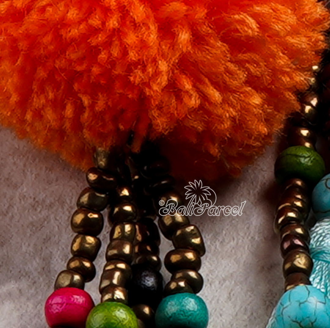 Pompom Tassel Keychain