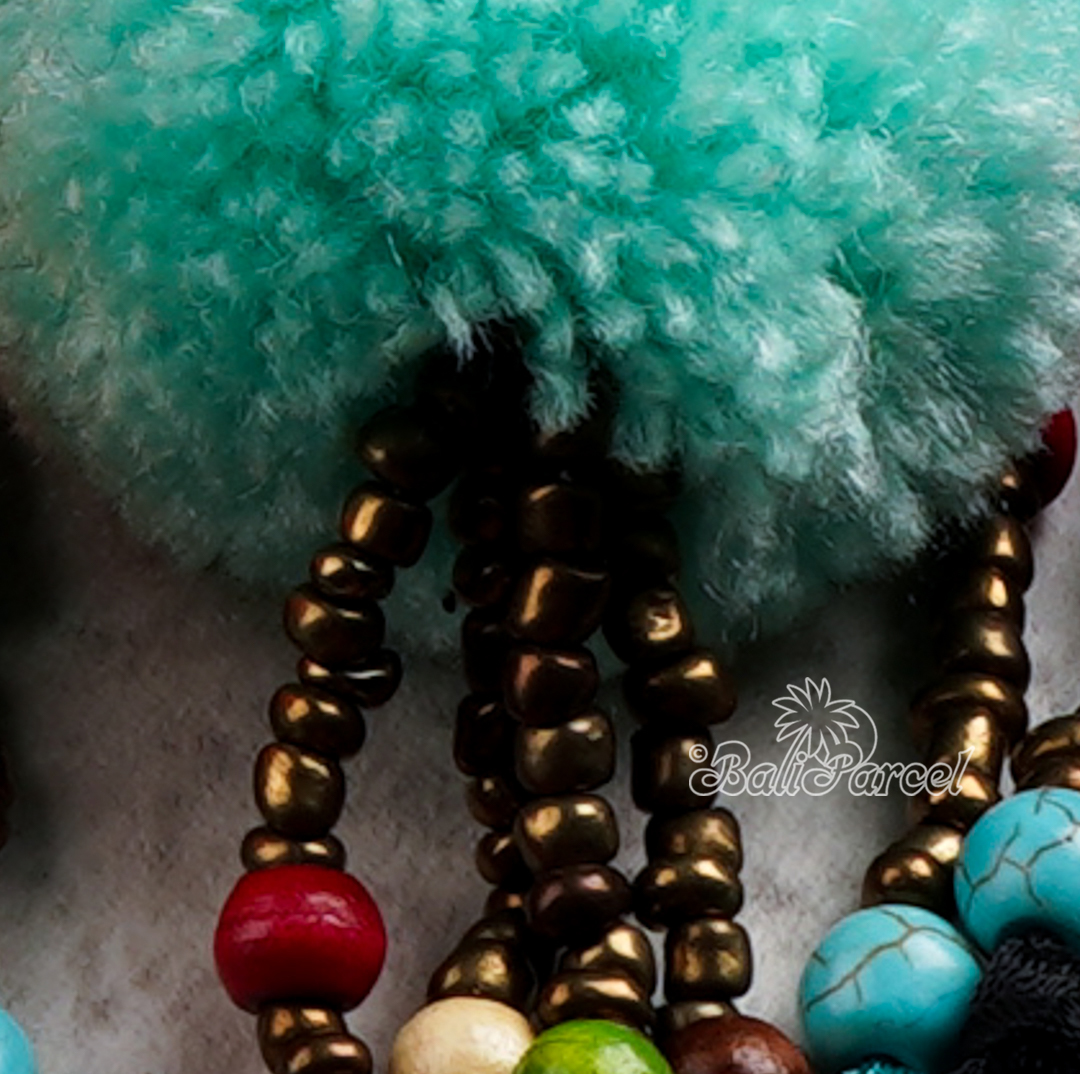 Pompom Tassel Keychain