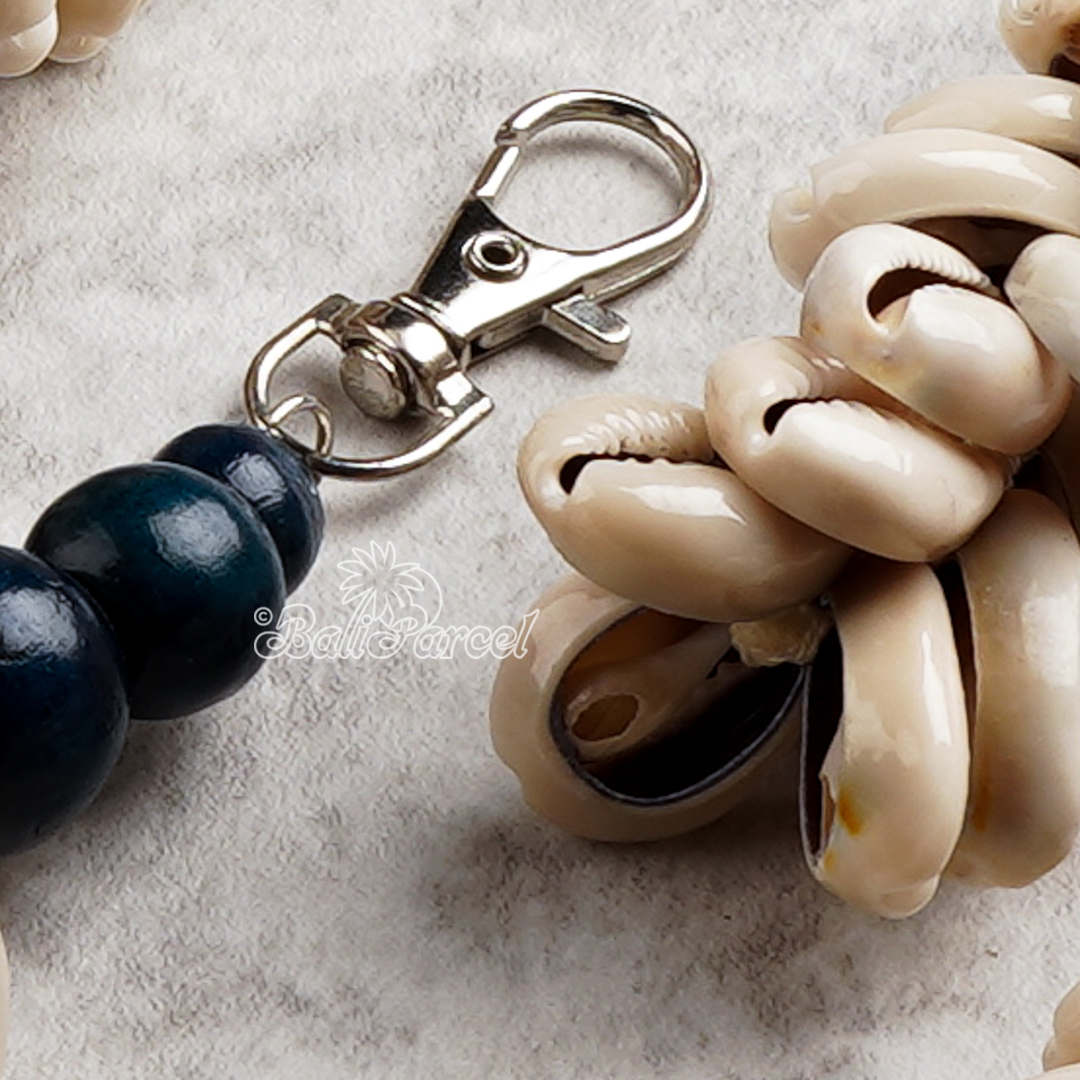 Cowrie Shell Keychain