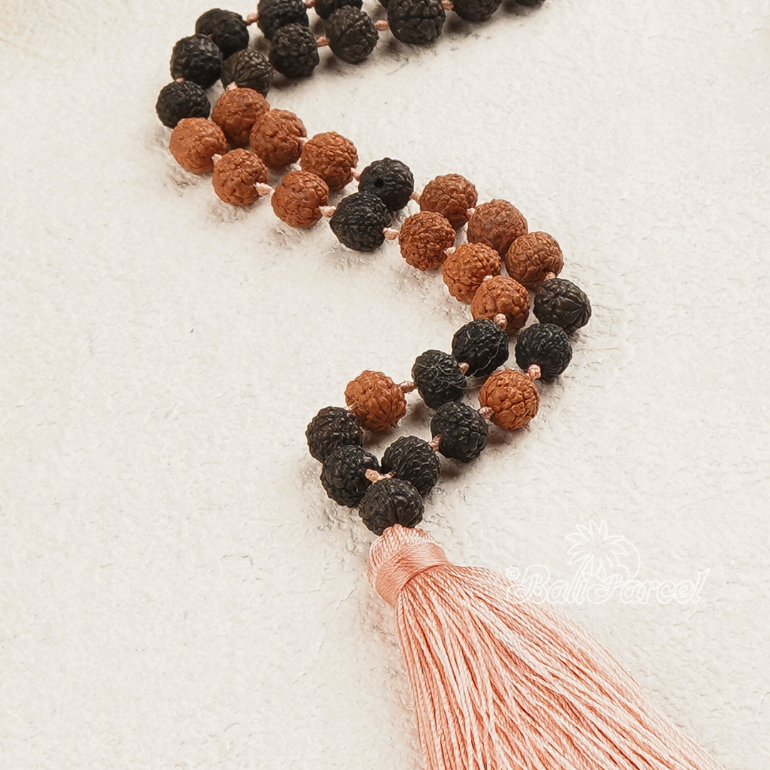 Lava Stone Mala Necklace
