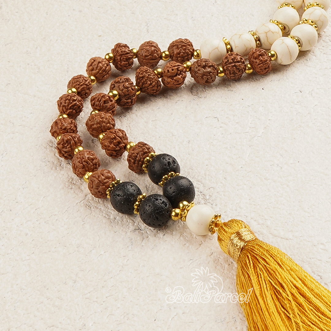 Rudraksha Mala Necklace