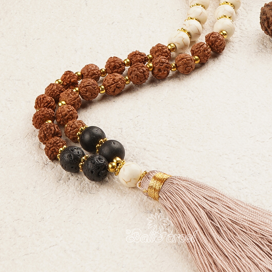 Rudraksha Mala Necklace