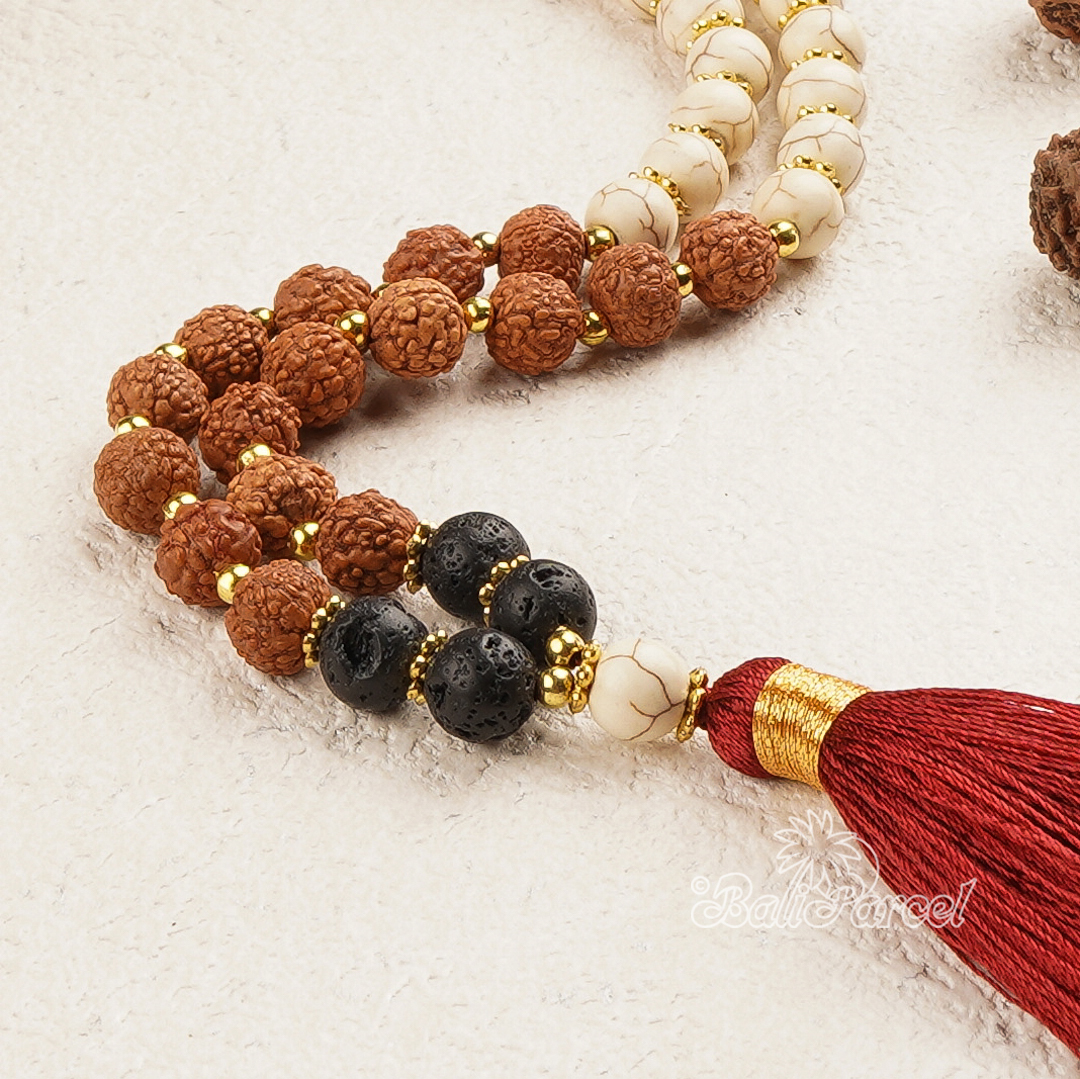 Rudraksha Mala Necklace