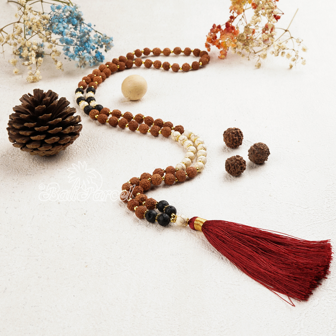 Rudraksha Mala Necklace