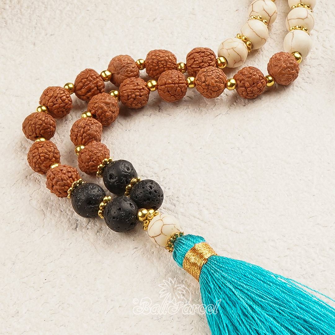 Rudraksha Mala Necklace