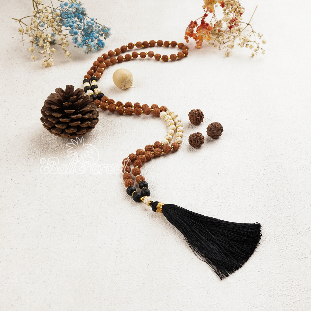 Rudraksha Mala Necklace