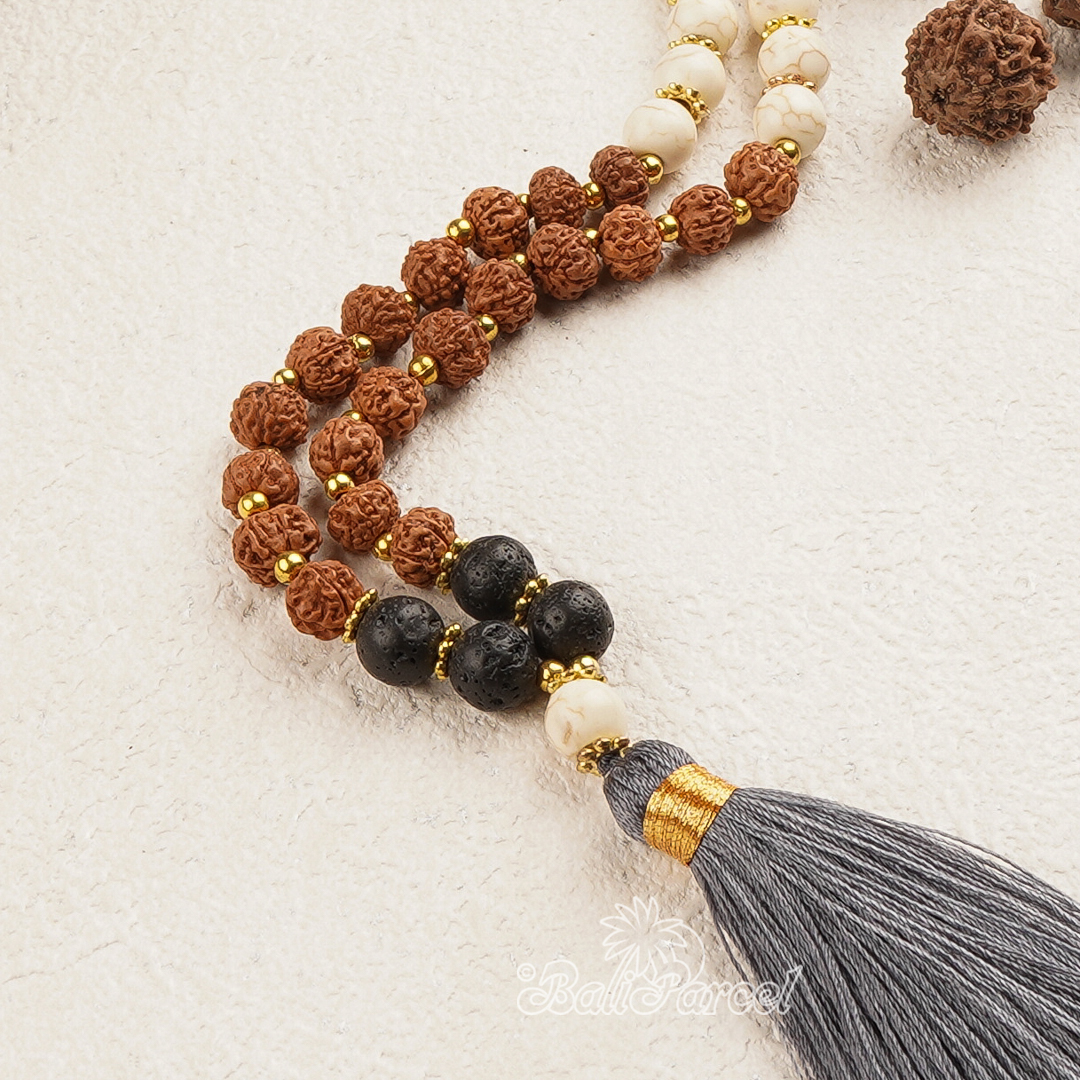 Rudraksha Mala Necklace