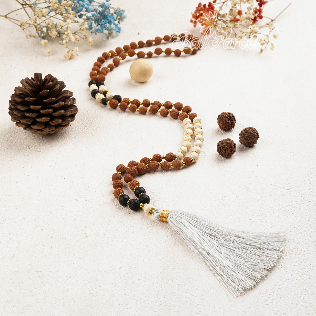 Rudraksha Mala Necklace