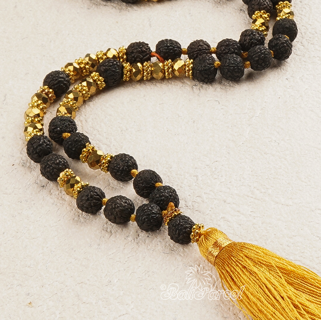 Rudraksha Crystal Necklace