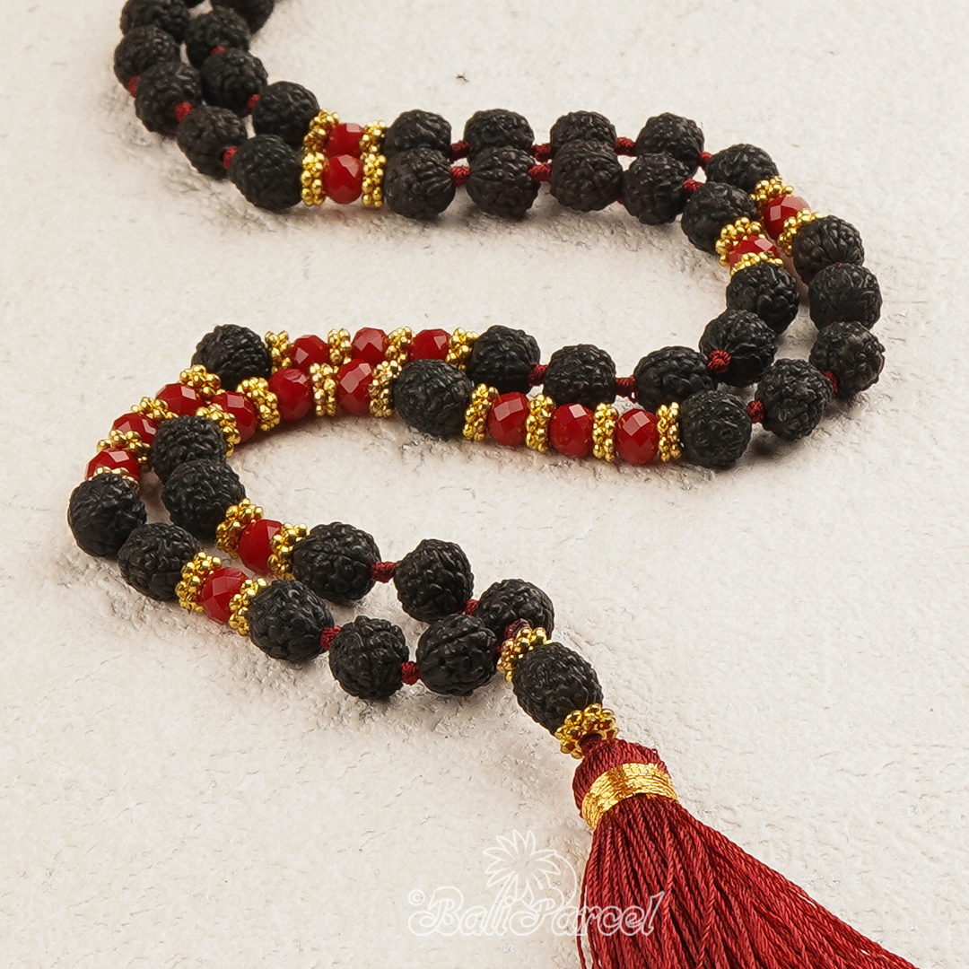 Rudraksha Crystal Necklace