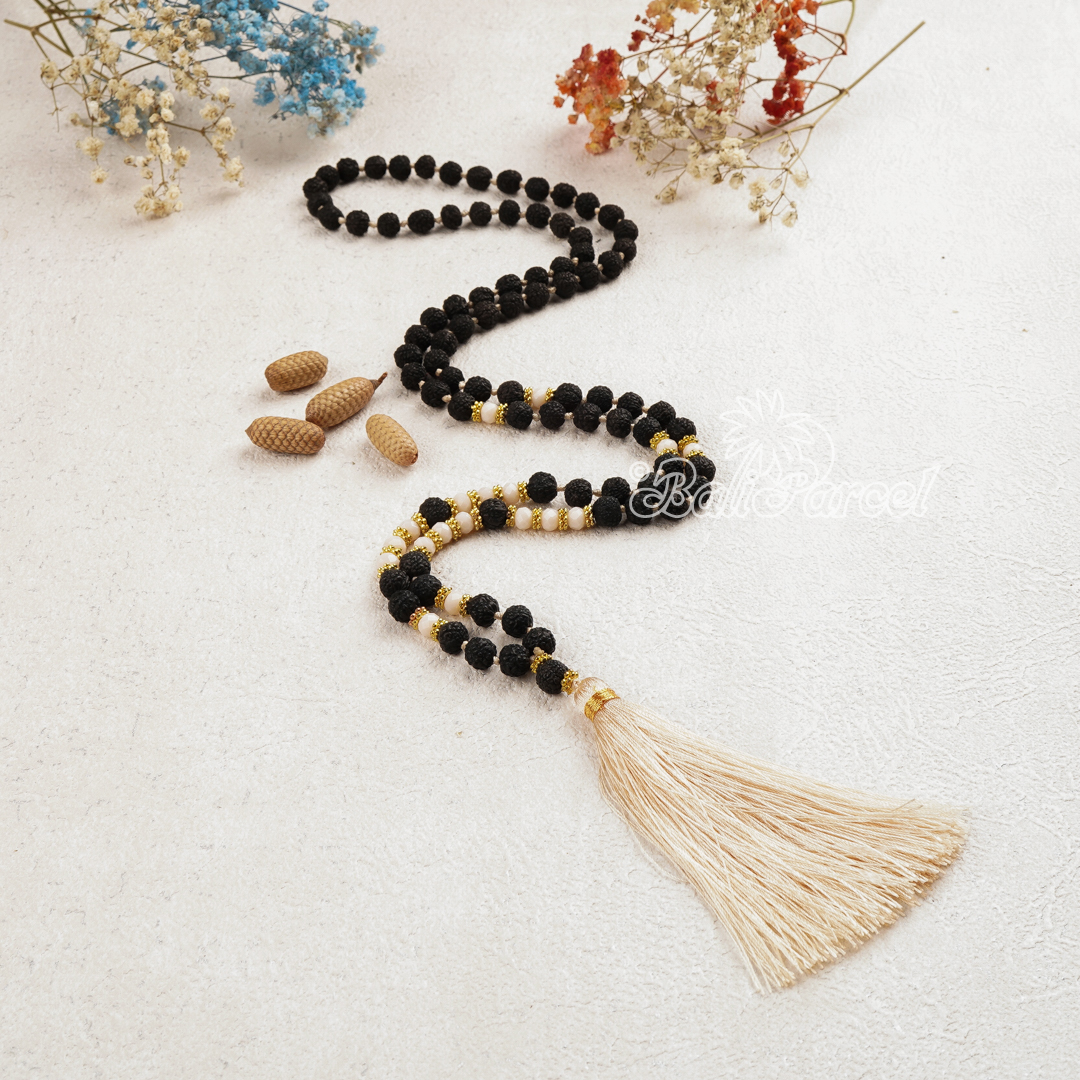 Rudraksha Crystal Necklace